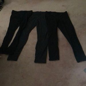 3 Victoria’s Secret PINK essential leggings